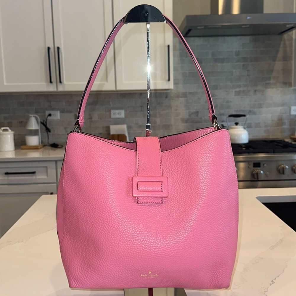Kate Spade - Carlyle Street, Marea Leather Hobo- Pink